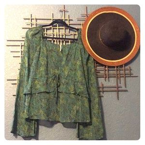 Free People Bell Sleeved Top